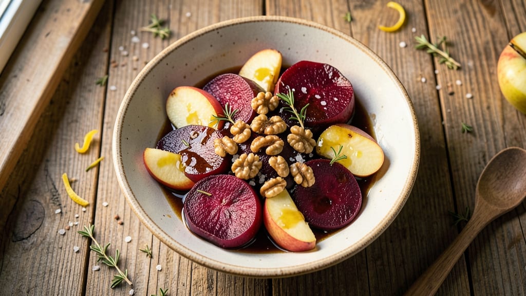 Roasted Beet and Apple Salad Recipe: Earthy-Sweet Balance With Crispy Edges