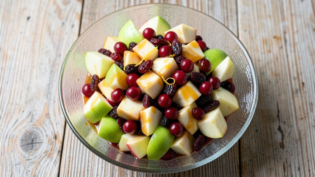 Apple Cranberry Fruit Salad Recipe: Bright Tart Bite With Zero Effort