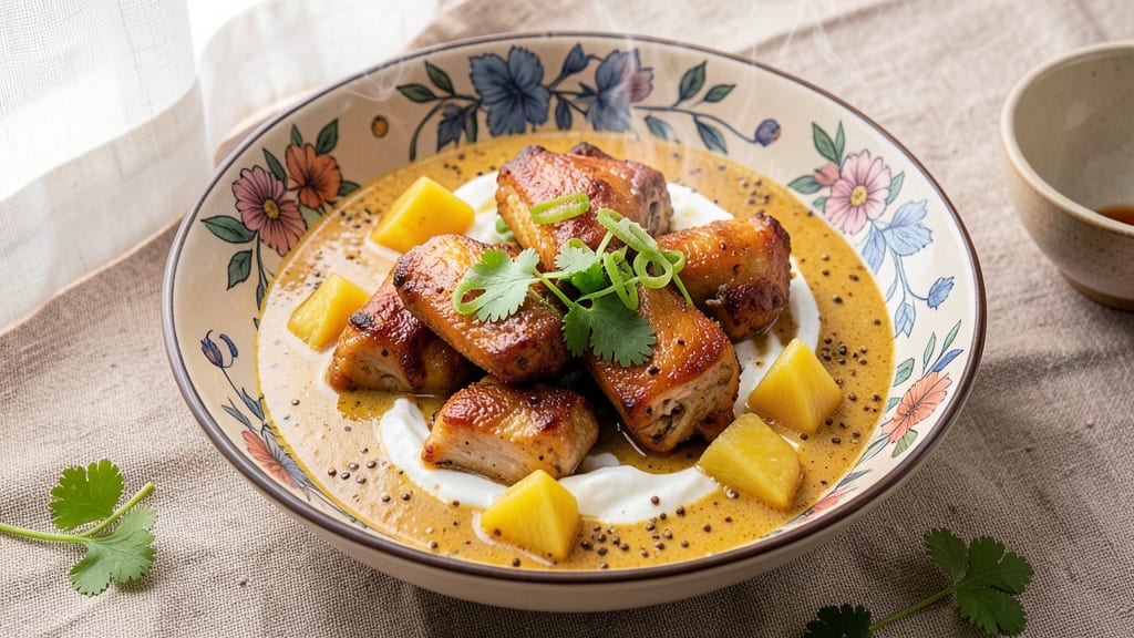 Chicken Pineapple Indian Curry Recipe: Fragrant Coconut and Spice Symphony