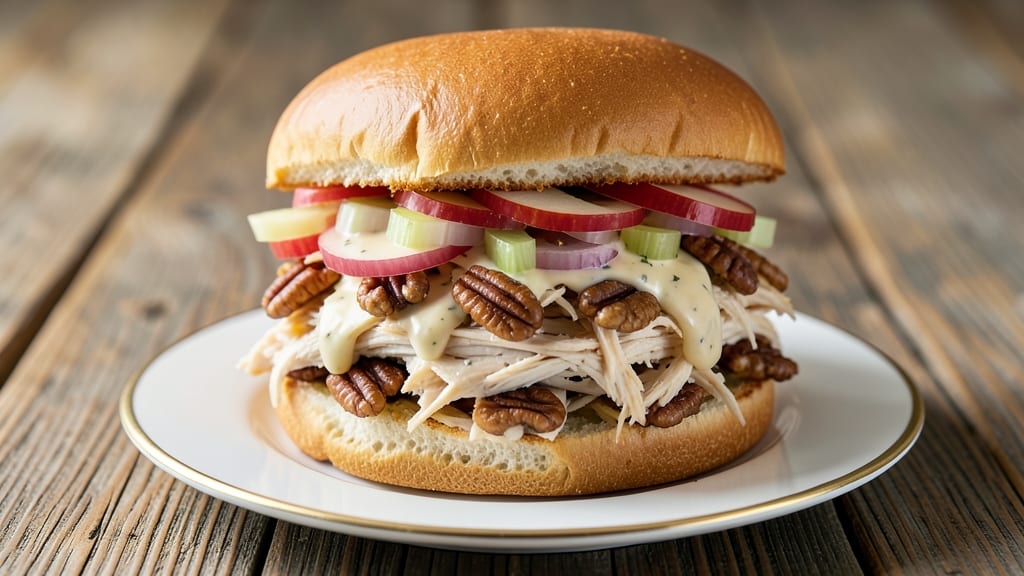 Apple Pecan Chicken Salad Sandwich Recipe: Crunchy Nut-Topped Bites With Creamy Mayonnaise