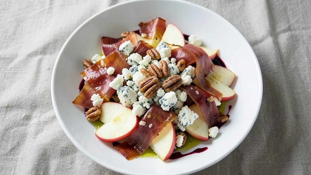 Buca's Apple Gorgonzola Salad Recipe: Crispy Prosciutto and Tangy Cheese Pairing