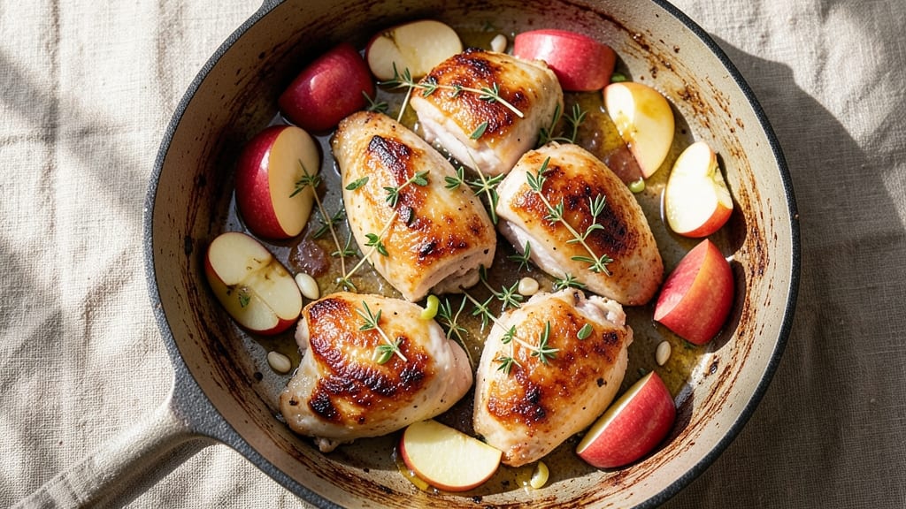 Chicken Apple Oven Recipe: Caramelized Apples Meet Juicy Chicken in One Pan