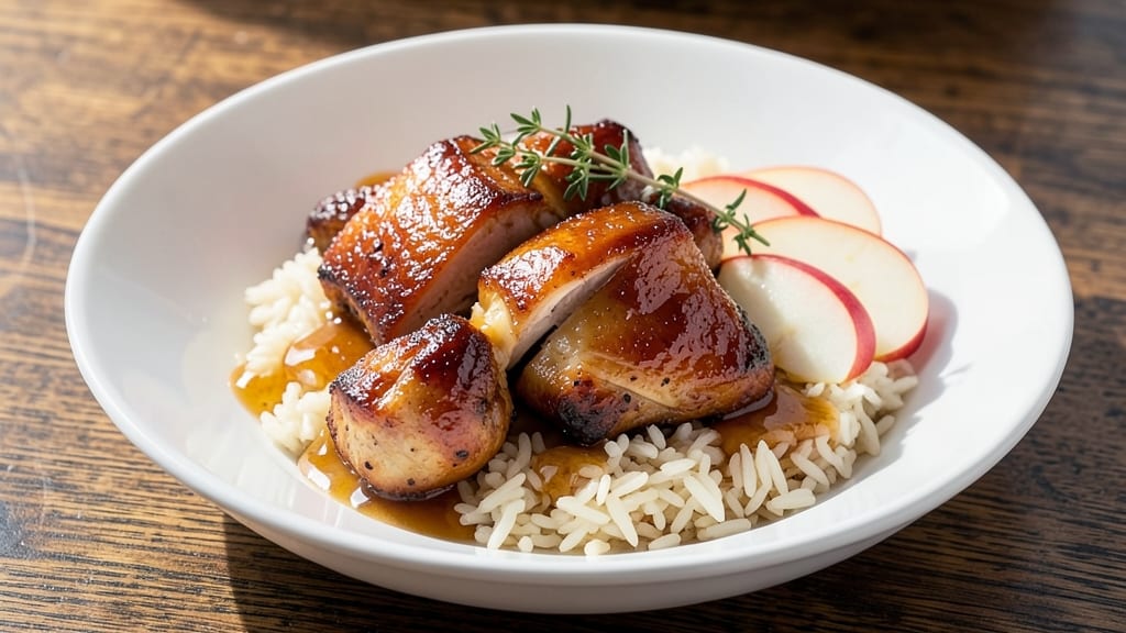 Apple Chicken and Rice Recipe: Sweet-Savory One-Pan Harmony