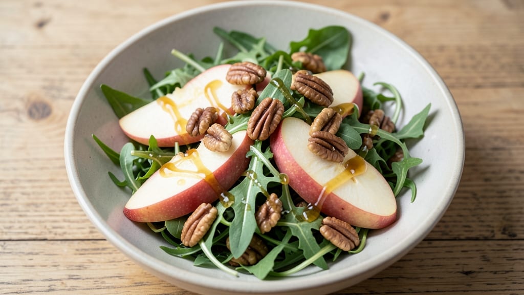Apple Pecan Arugula Salad Recipe: Sweet-Tart Crunch Meets Earthy Greens