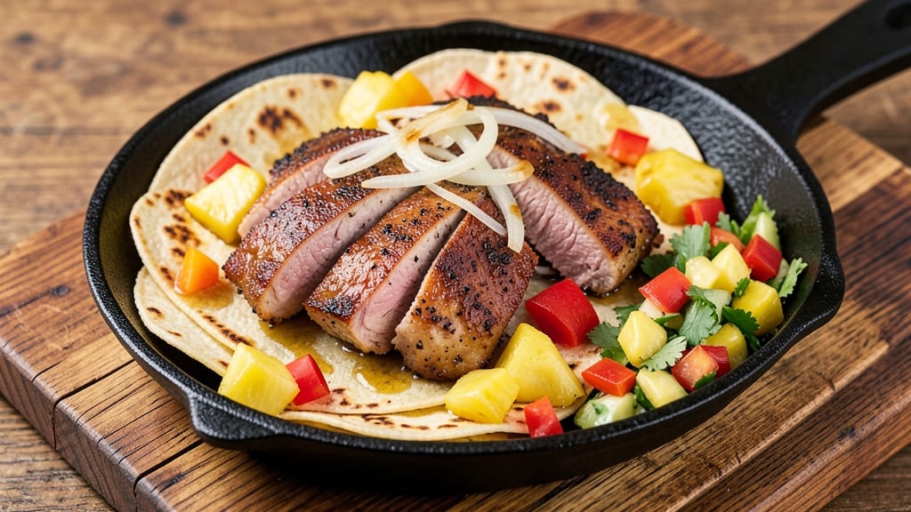 Hellofresh One-Pan Pineapple Salsa Pork Tacos Recipe: Sweet-Tangy Pork With Zero Cleanup