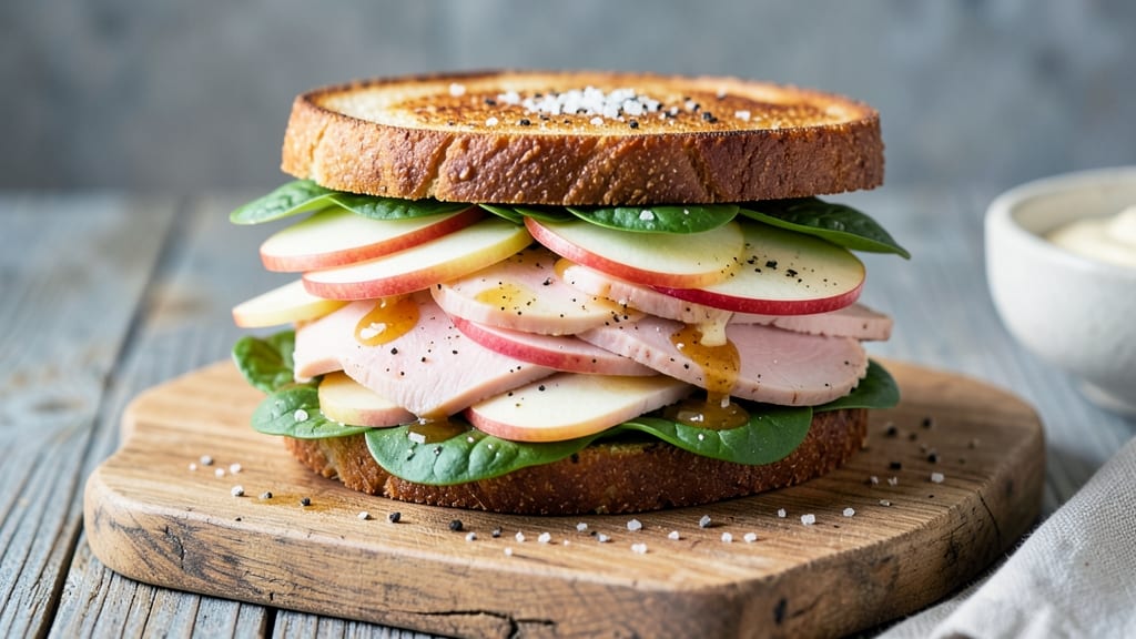 Turkey Apple Salad Sandwich Recipe: Sweet-Savory Layers With Crunchy Bites
