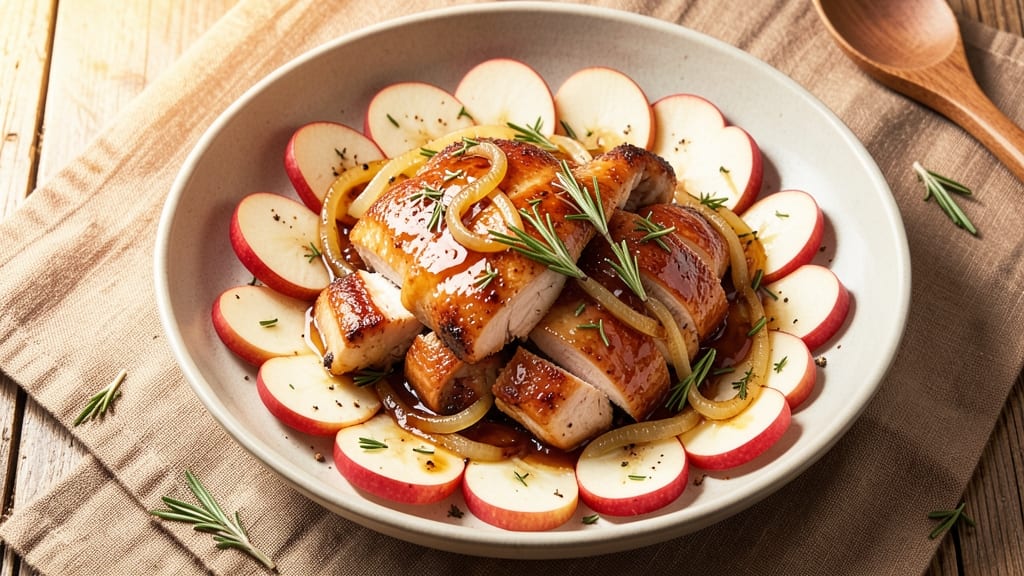 Apple Glazed Chicken Recipe: Caramelized Apple Sweetness With Savory Pan Sauce