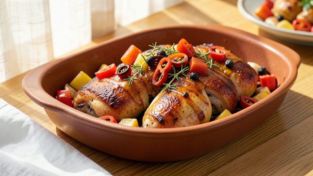 Jamaican Pineapple Baked Chicken Recipe: Jerk-Spiced Sweetness With Caramelized Glaze