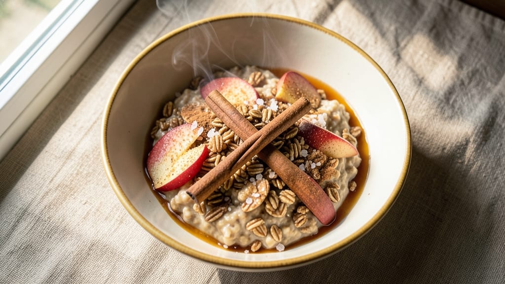 Apple Cinnamon Steel Cut Oatmeal Recipe: Warm Spiced Bites in 10 Minutes