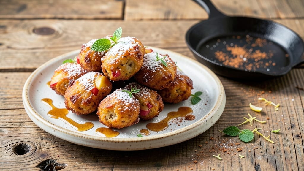 Apple Fritters Recipe Without Eggs: Crispy Apple Bites With Fluffy Inside