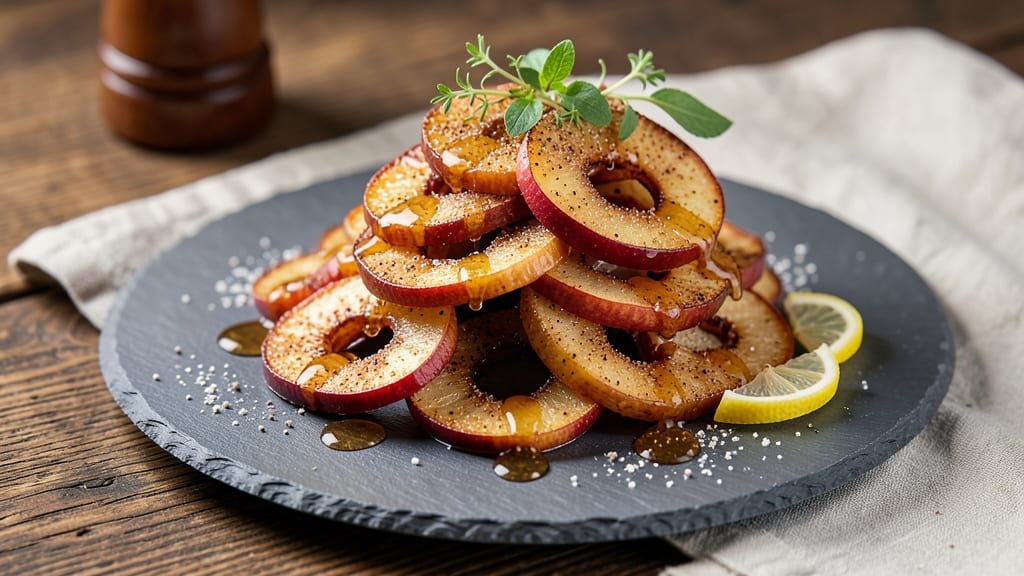 Dried Apple Rings Recipe: Sweet-Savory Baked Bites with Crispy Edges
