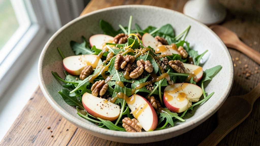 Apple Cider Vinaigrette Salad Recipe: Apple-Sharp Tang With Crispy Greens
