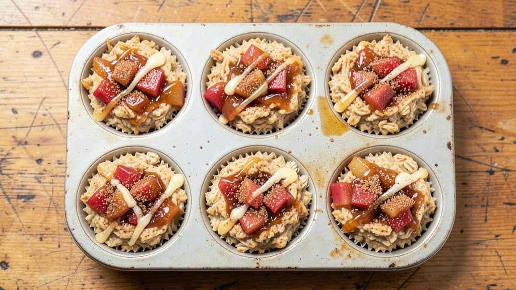 Apple Cinnamon Oatmeal Cups Recipe: Baked Breakfast Bites With Warm Spice Infusion