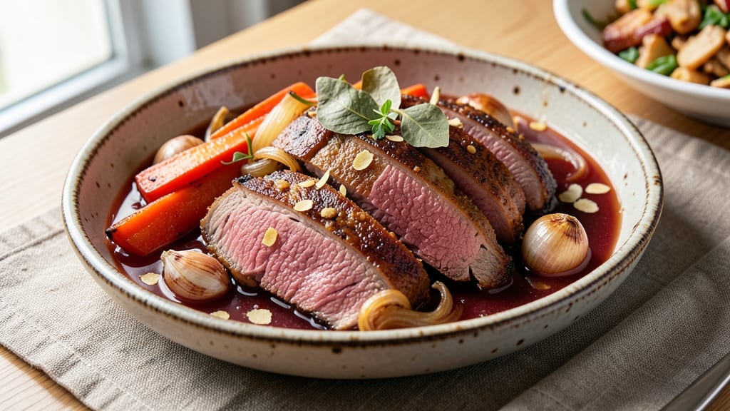 Corned Beef Cooked in Apple Juice Recipe: Sweet-Tangy Tender Meat with Spiced Depth
