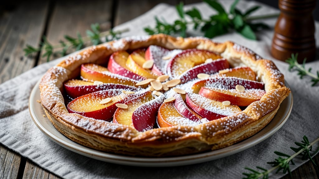 French Open Apple Tart Recipe: Buttery Crust and Spiced Apple Filling