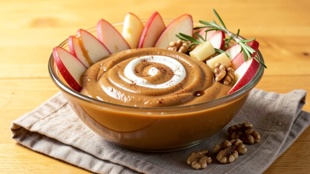 Low Calorie Caramel Apple Dip Recipe: Warm Cinnamon-Spiced Fruit Dip Under 100 Calories