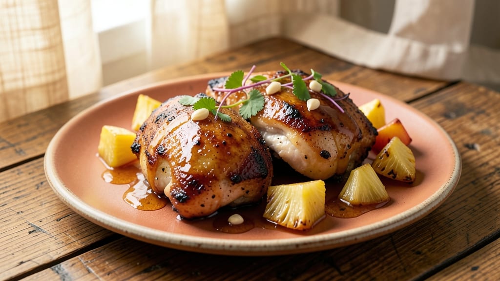Baked Pineapple Chicken Thighs Recipe: Caramelized Glaze Meets Juicy Meat