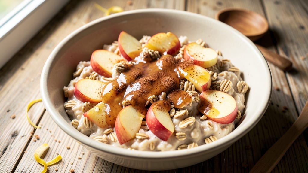 Apple Cinnamon Oatmeal Crockpot Recipe: Warm Spiced Breakfast Ready When You Wake