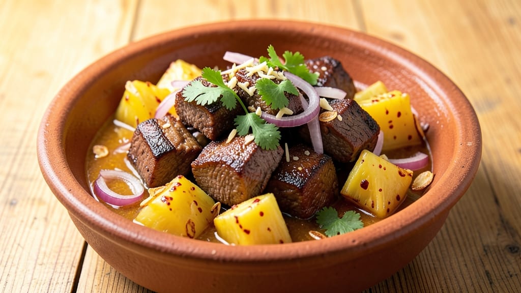 Beef With Pineapple Juice Recipe: Caramelized Sweet-Savory Sauce in One Pot