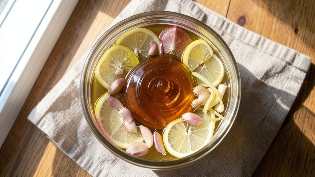 Apple Cider Vinegar, Garlic, Ginger, Lemon, and Honey Recipe: Zesty Immunity Booster With 5-Minute Prep