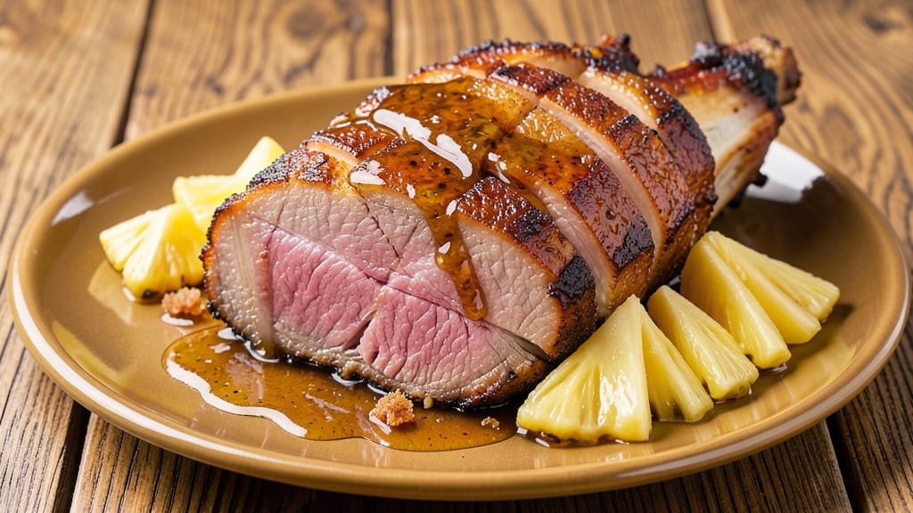 Pork Ham With Pineapple Recipe: Glazed Sweetness Meets Savory Smokiness