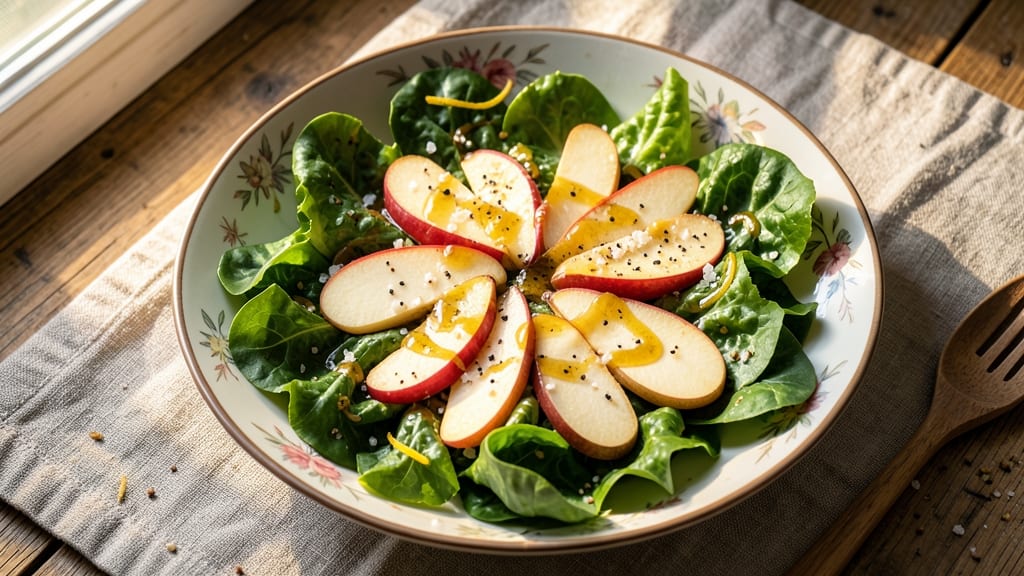 Apple Pear Lettuce Salad Recipe: Crunchy Sweet Contrast With Citrus Zing