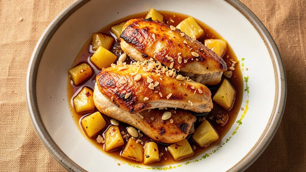 Sweet Pineapple Chicken Recipe: Caramelized Glaze Meets Juicy Grilled Crust