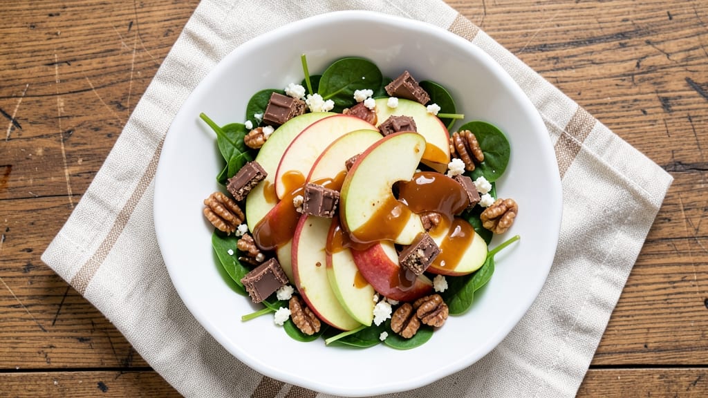 Twix Caramel Apple Salad Recipe: Sweet Chocolatey Twist on Classic Greens