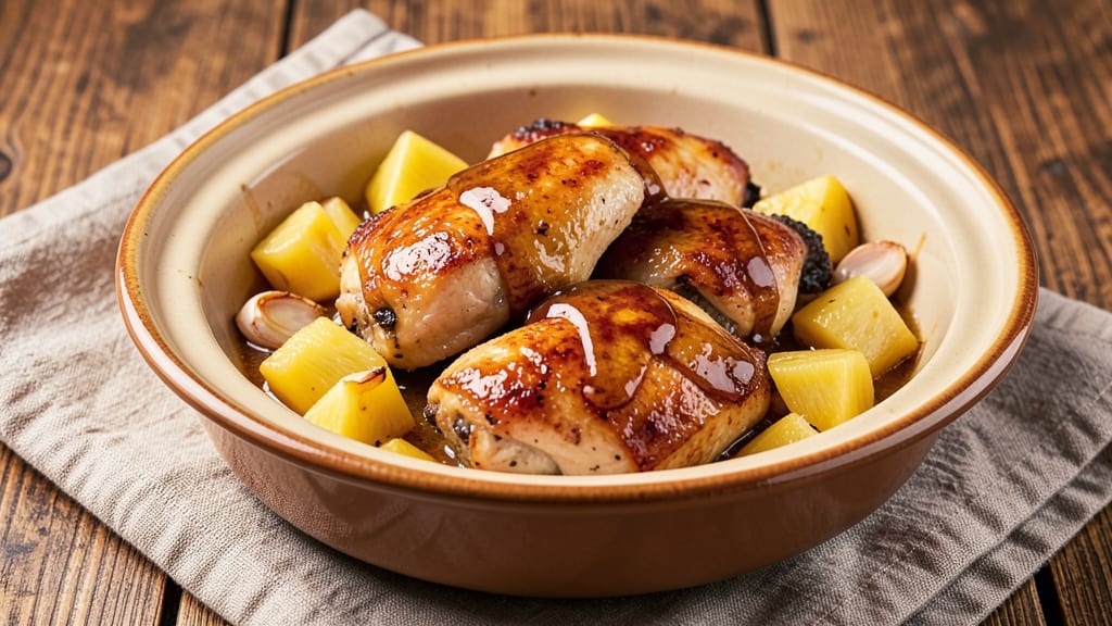 Slow Cooker Pineapple Brown Sugar Chicken Recipe: Caramelized Glaze That Sticks to Every Bite