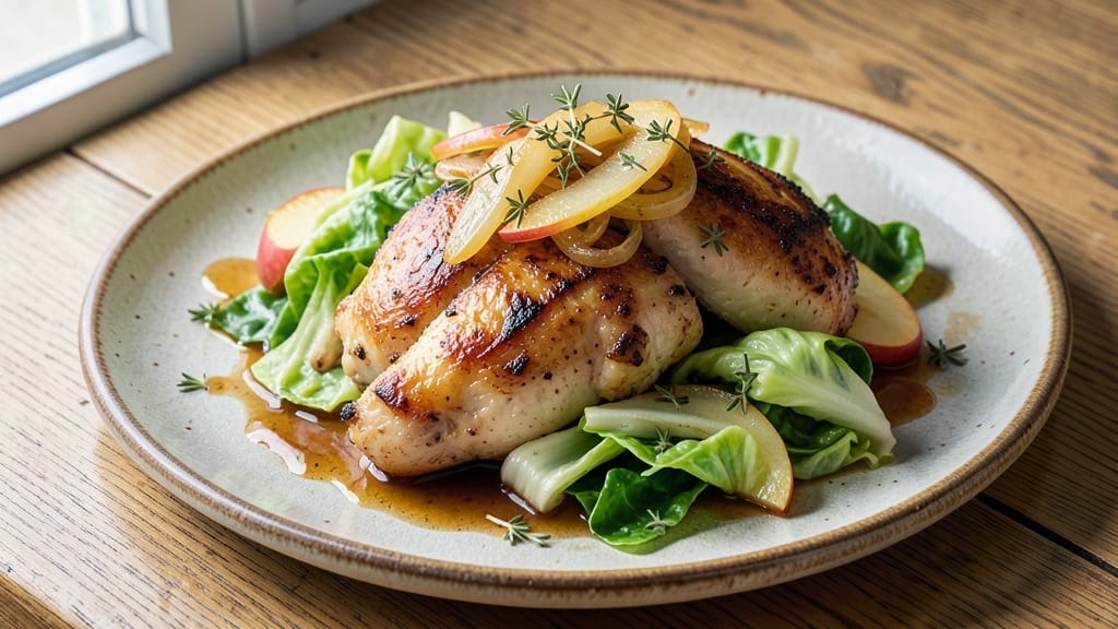 Chicken Apple Cabbage Recipe: Sweet-Savory Braised One-Pan Dinner