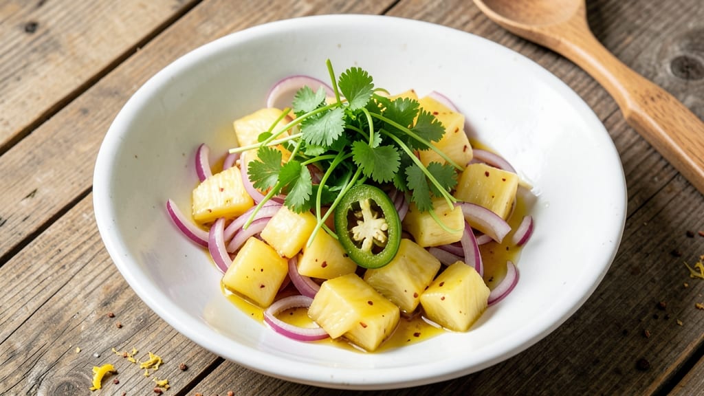 Cafe Red Onion Pineapple Salsa Recipe: Bright and Zesty Tropical Twist