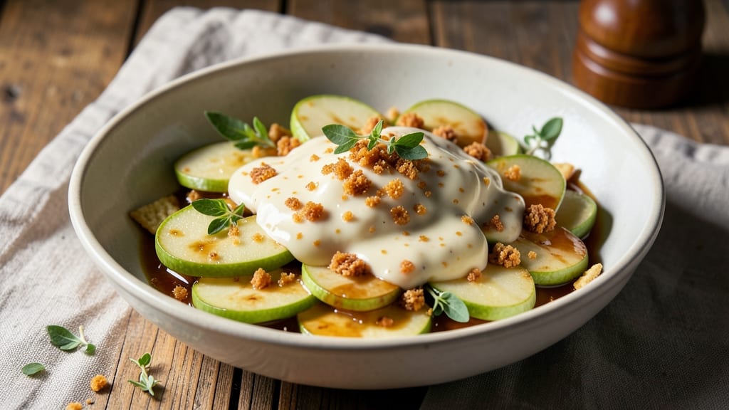 Apple Skor Dip Recipe: Caramelized Apple-Cheddar Crunch With Warm Cheese Pulls