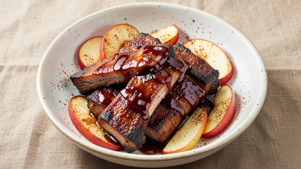 Candy Apple Glazed Ribs Recipe: Sticky-Sweet Crunch Meets Smoky Meat