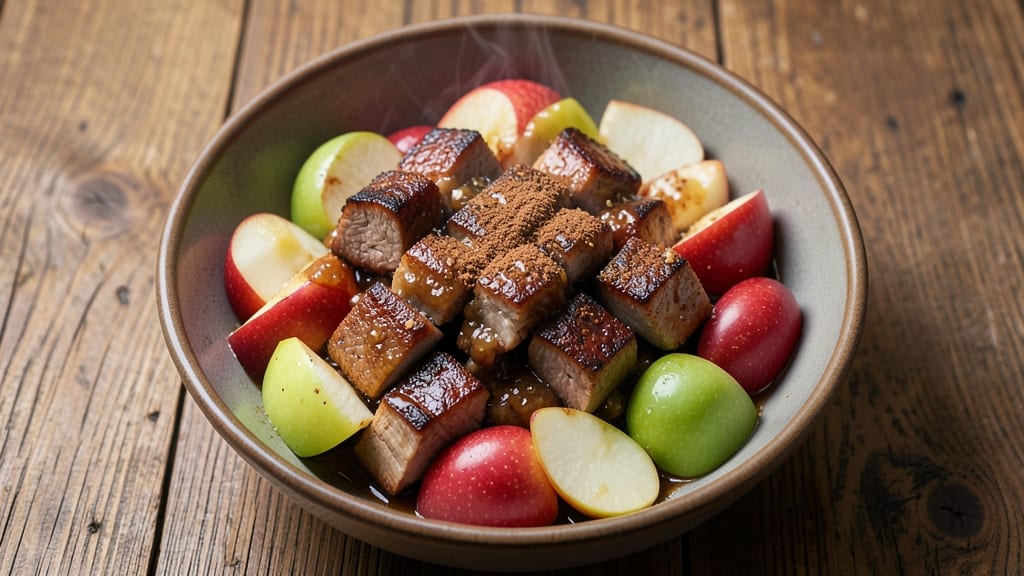 Pork And Apple Pie Filling Recipe: Spiced Caramelized Bites With Buttery Crust