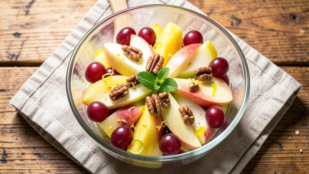 Apple Pineapple Salad Recipe: Tropical Brightness with Crunchy Texture