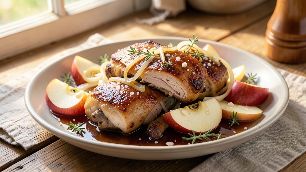 Apple Orchard Chicken Recipe: Smoky Cider-Braised with Caramelized Apples
