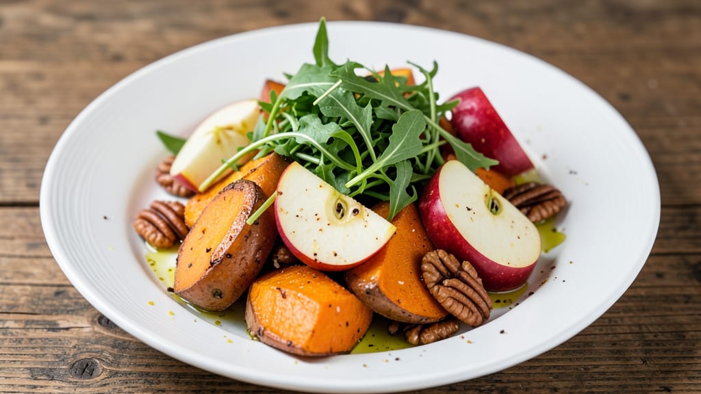 Sweet Potato and Apple Salad Recipe: Warm-Spiced Crunch Meets Creamy Vinaigrette