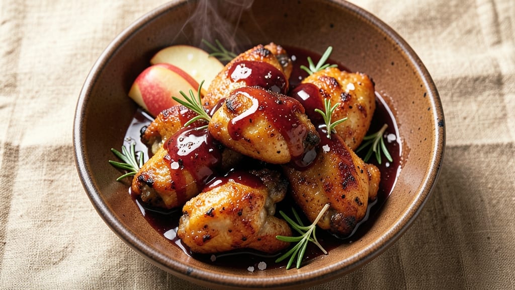 Whiskey Apple Wings Recipe: Smoky-Sweet Glaze That Sticks to Every Bite