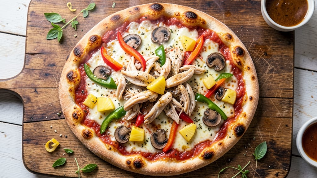 Chicken and Pineapple Pizza Recipe: Tropical Twist With Crispy Crust