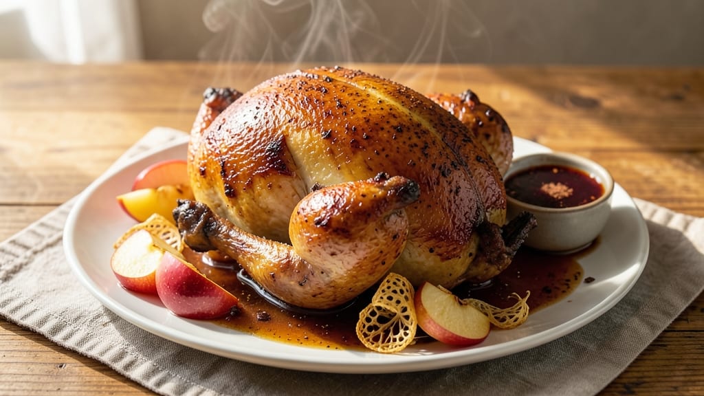 Apple Juice Chicken Recipe: Sweet-Spiced Roast With Crispy Skin