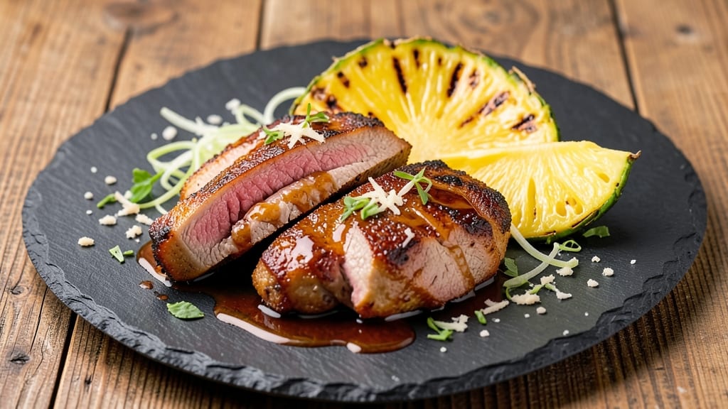 Pork Loin Chops and Pineapple Recipe: Caramelized Glaze and Grilled Sweetness