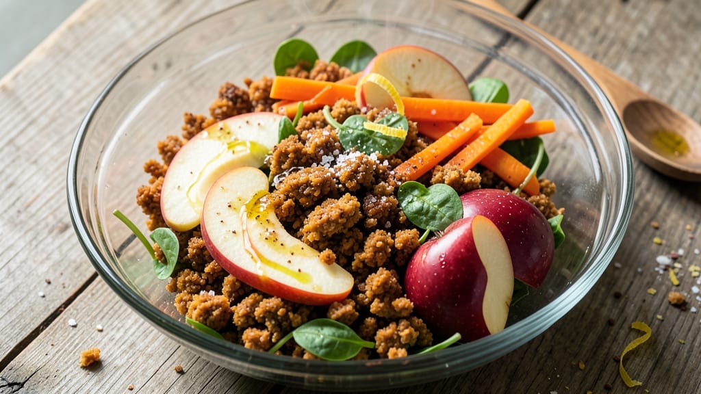 Apple Carrot Cake Salad Recipe: Sweetly Spiced and Refreshing All-Season Treat