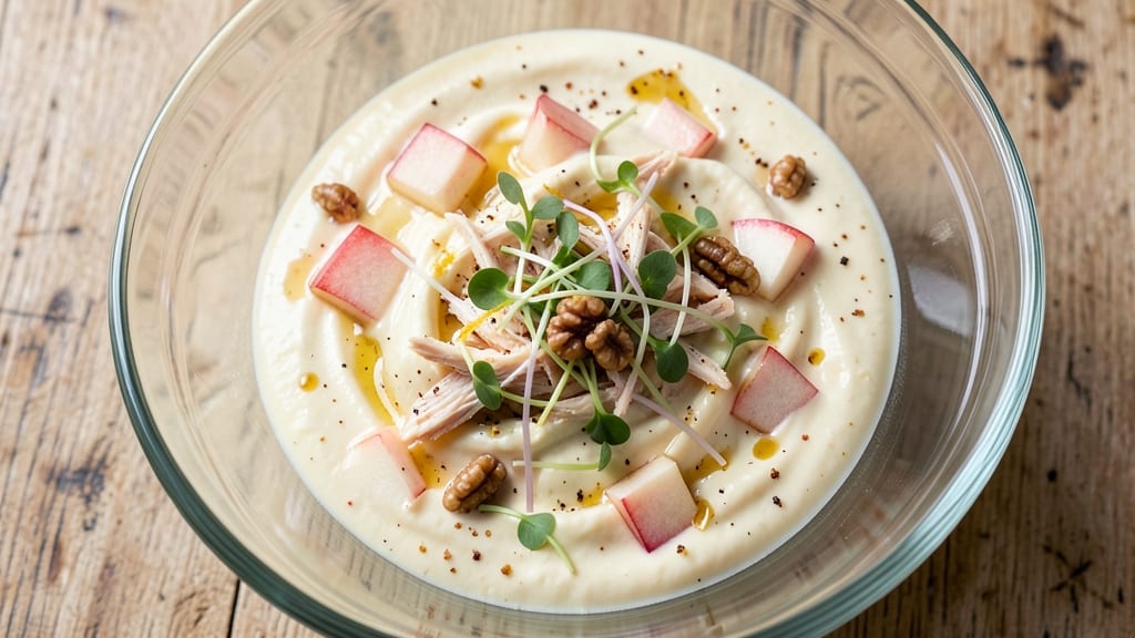 Panera Fuji Apple Chicken Salad Dressing Recipe: Sweet-Tart Vinaigrette With Crunchy Apple Bits