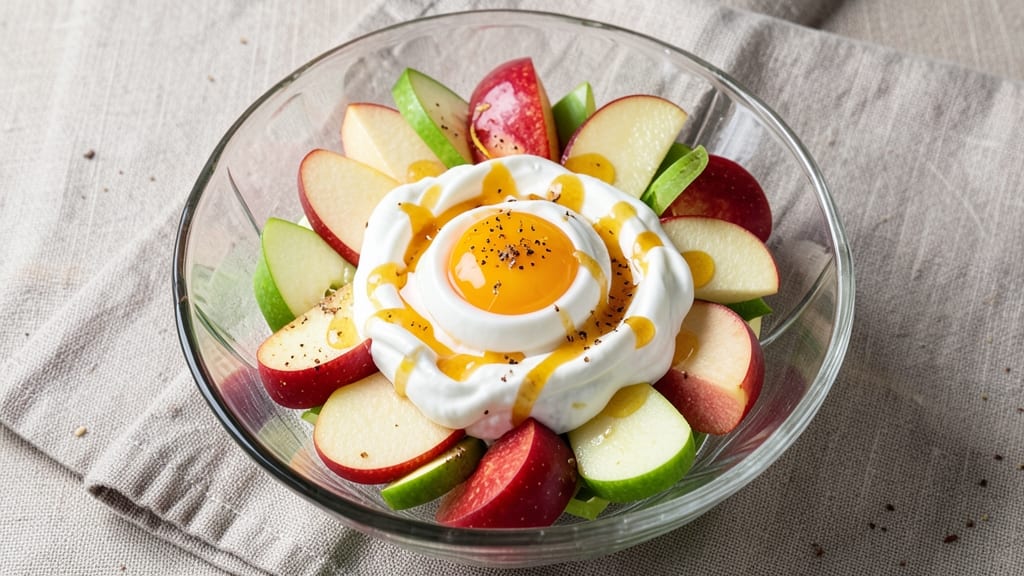 Apple Fluff Salad Recipe: Crunchy Apples and Creamy Cottage Cheese Blend
