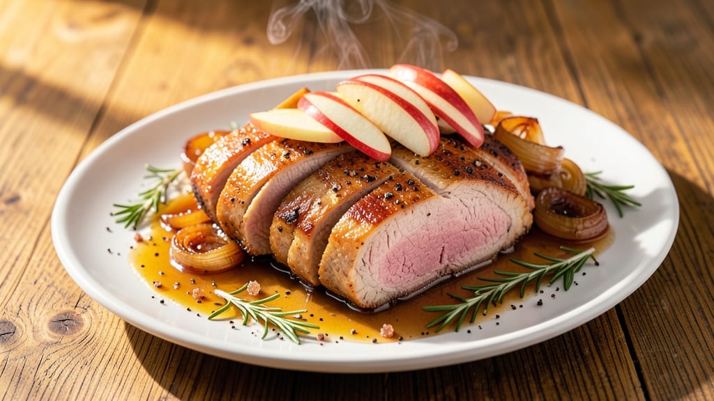 Apple Glazed Pork Roast Recipe: Sweet-Caramelized Crust in One Pan