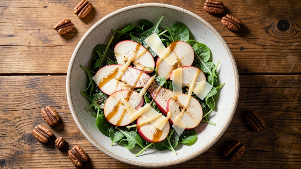 Apple Cider Salad Recipe: Warm Spiced Apples and Crunchy Pecan Magic