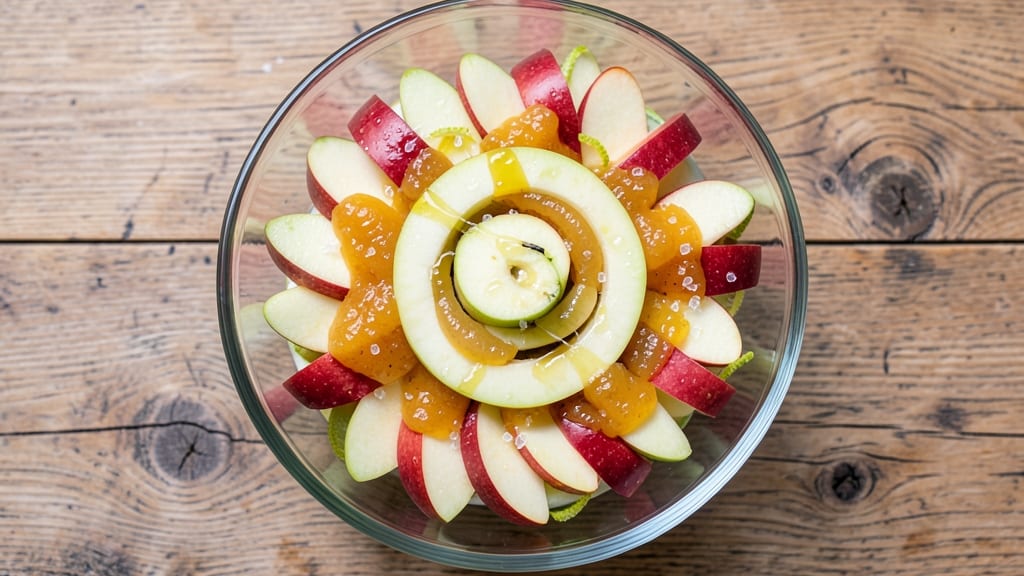 Brazilian Apple Salad Recipe: Tropical Cinnamon and Lime Zest Bite