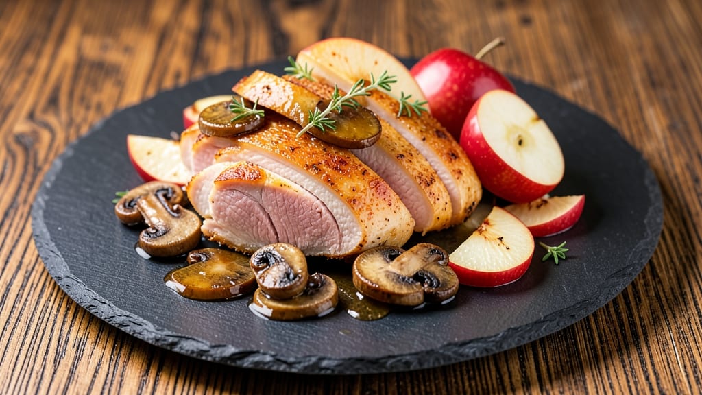 Chicken Apple Mushroom Recipe: Savory Apple Cider Pan Sauce Magic