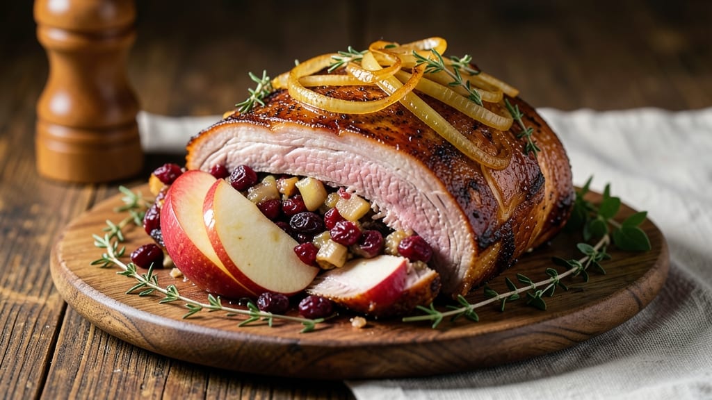 Apple Cranberry Stuffed Pork Roast Recipe: Sweet-Savory Fusion That Impresses Every Guest