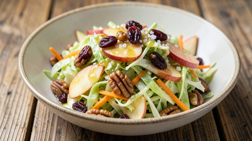 Apple Raisin Coleslaw Recipe: Sweet-Tart Crunch With Apple Cider Vinaigrette